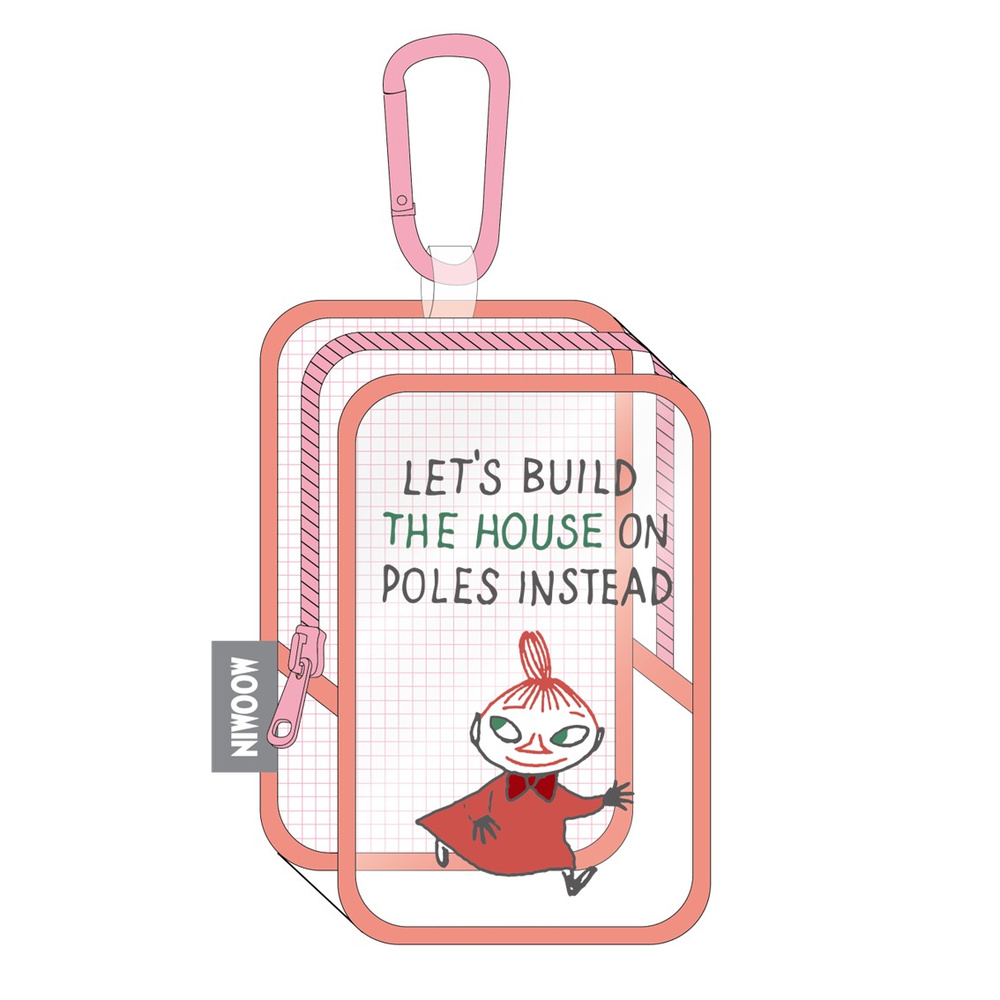 ムーミン クリアスクエアポーチ(リトルミイ)2026年4月発売