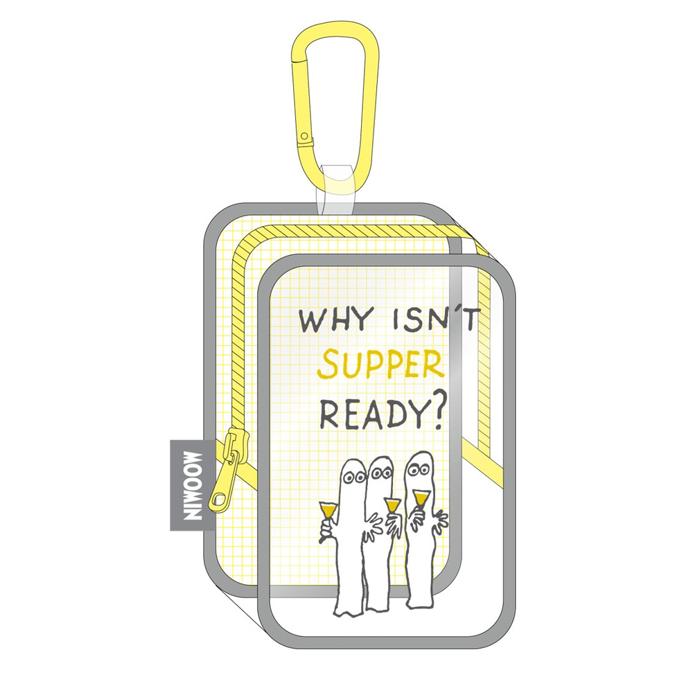 ムーミン クリアスクエアポーチ(ニョロニョロ)2026年4月発売