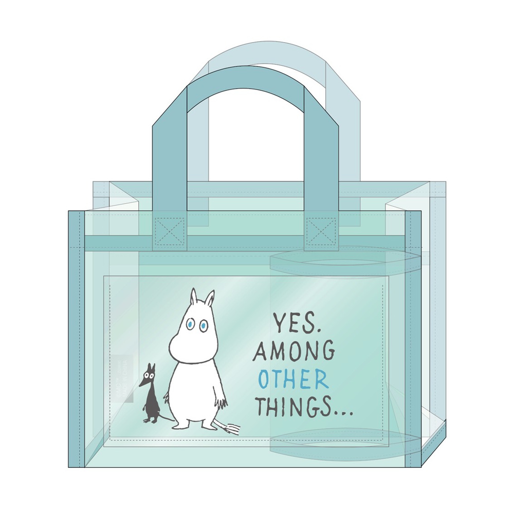 ムーミン クリアメッシュバッグ(ムーミン＆ソフス)2026年4月発売