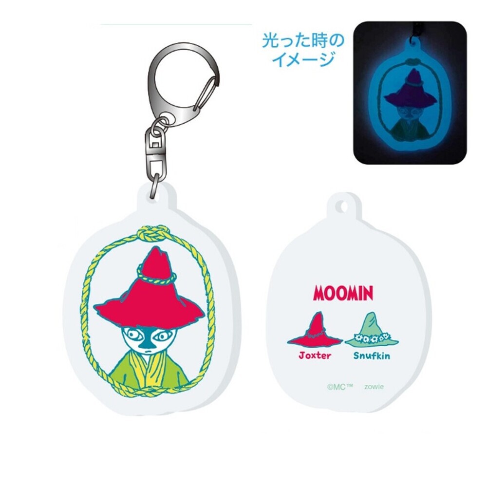 ムーミン 蓄光アクリルキーホルダー ヨクサル 2026年6月発売