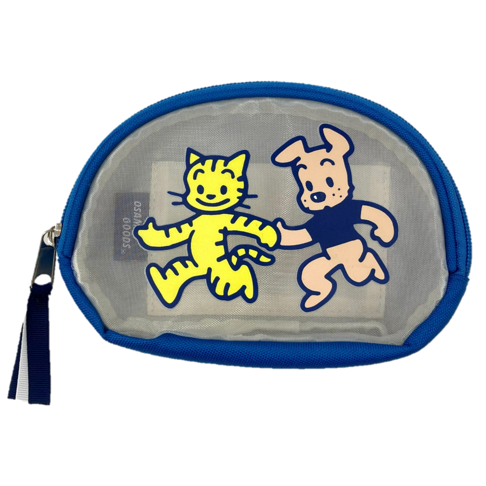 OSAMUGOODS シェル型メッシュポーチ(キャット&ドッグ/BL)2026年3月下旬