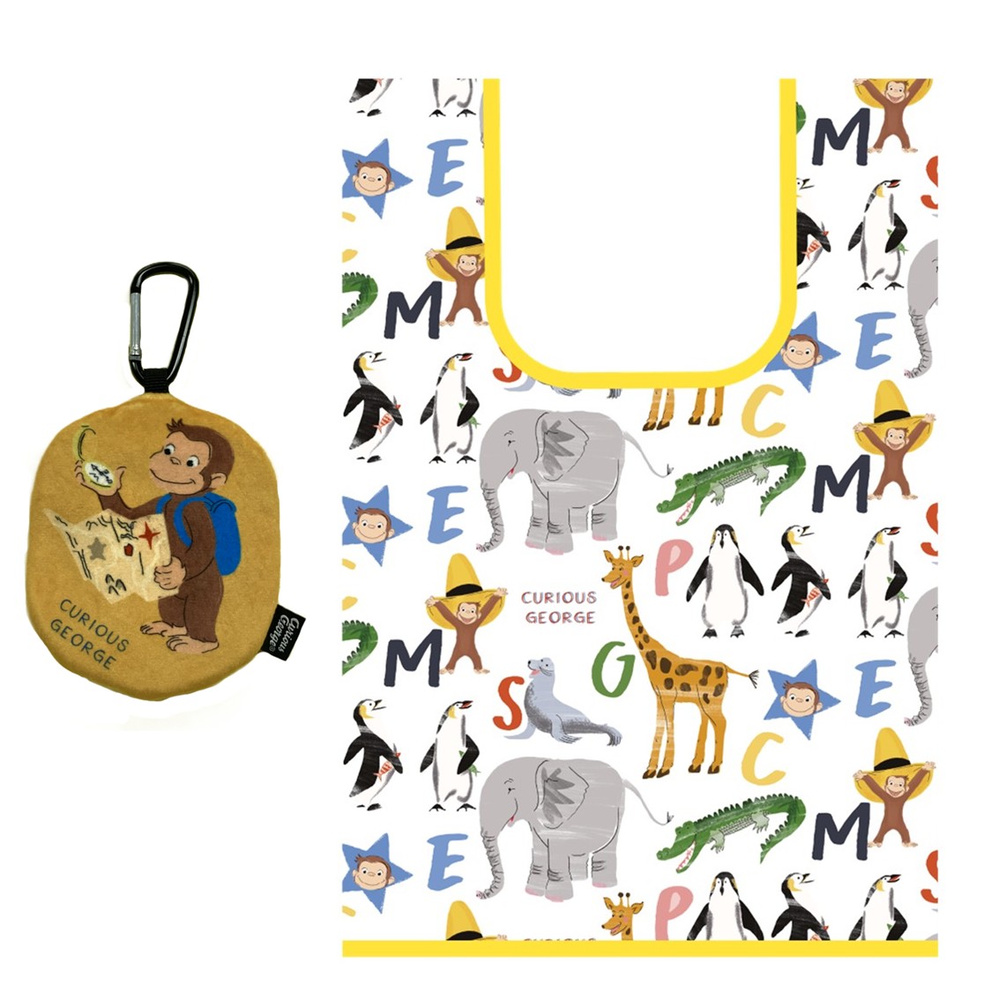 おさるのジョージ エコポシェ（総柄/YE)2026年4月発売