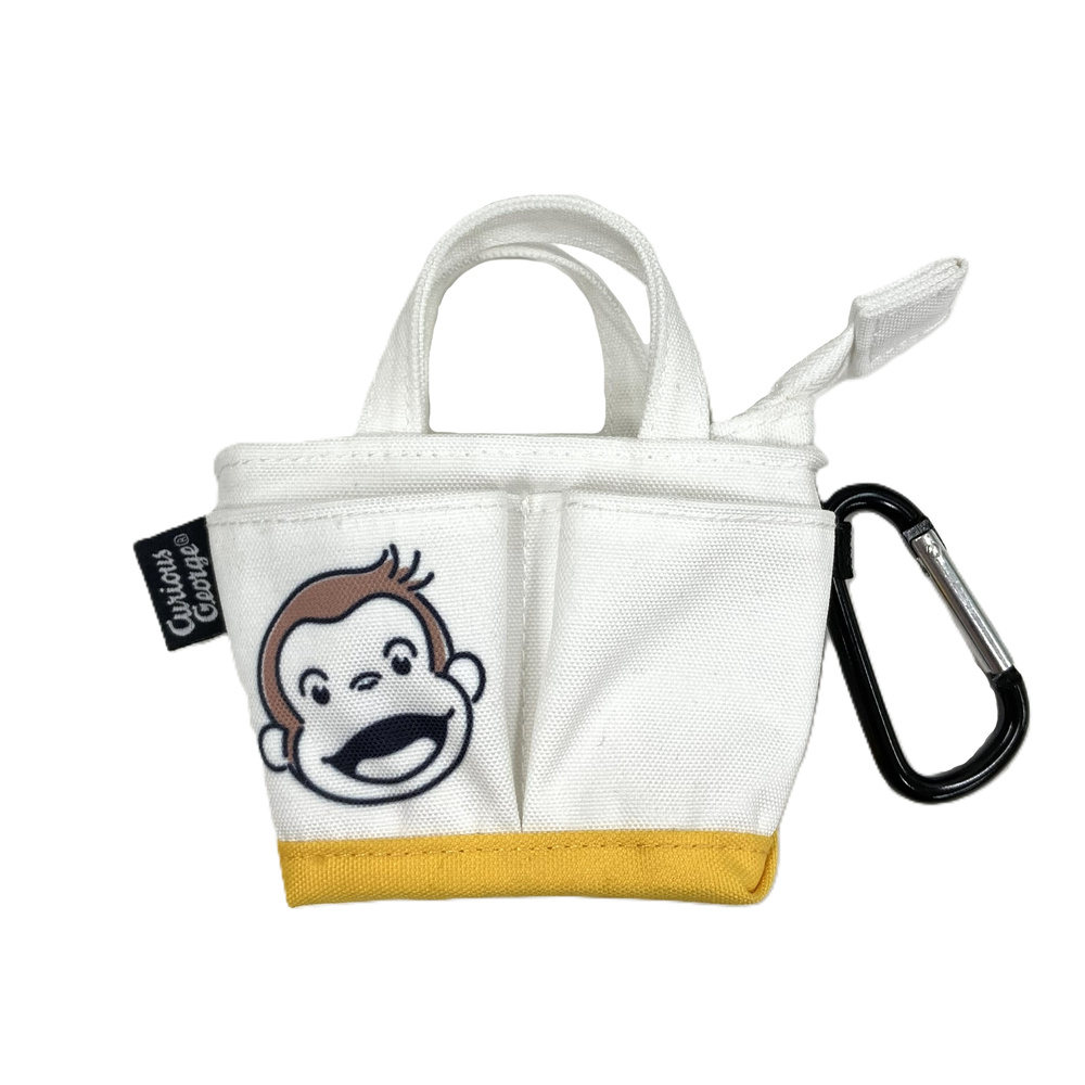 おさるのジョージ ミニトート型キーケース(フェイス/YE）2026年4月発売