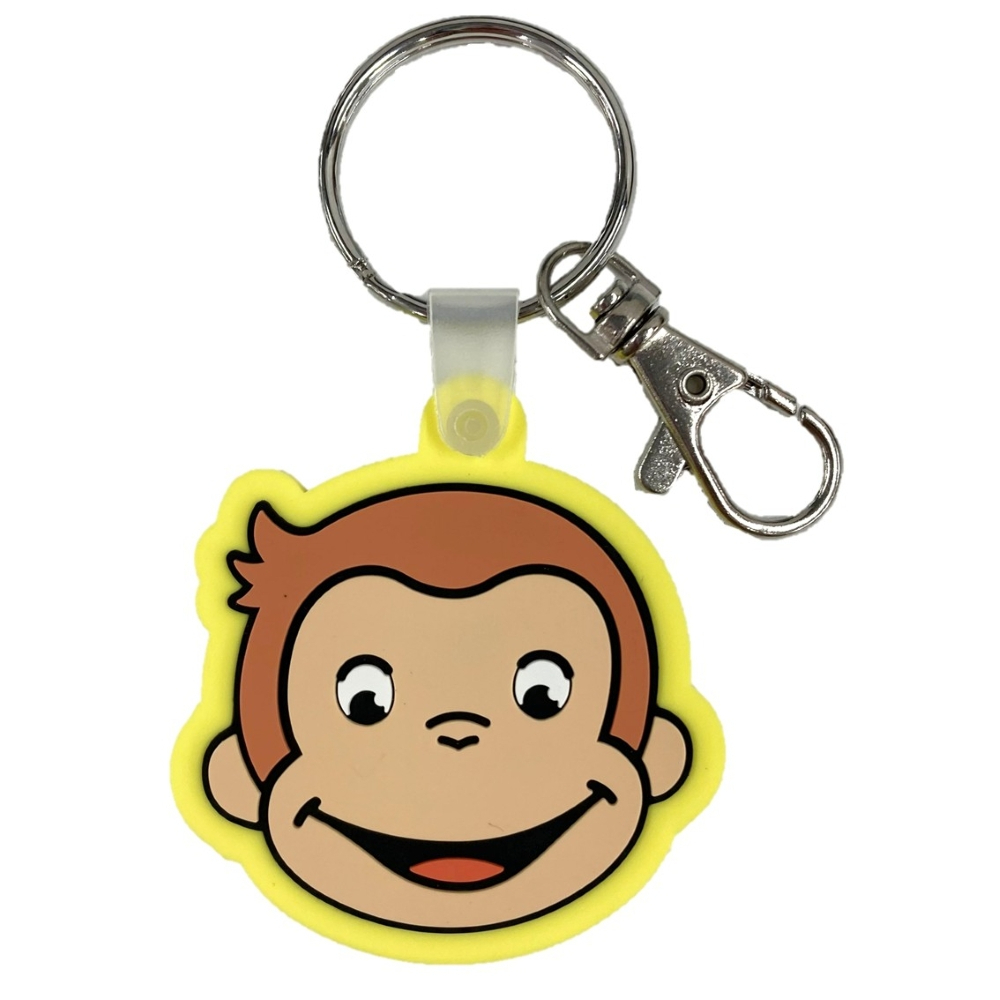 おさるのジョージ ラバーキーホルダー(フェイス/YE)2026年1月中旬