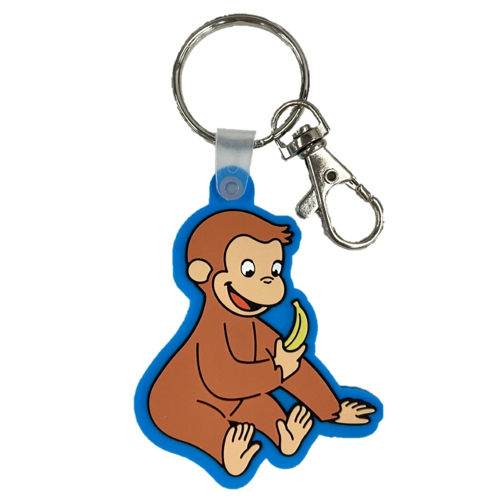 おさるのジョージ ラバーキーホルダー(バナナ/BL)2026年1月中旬