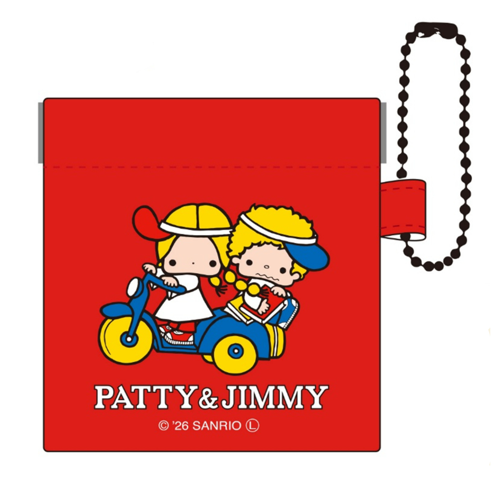 Sanrioバネポーチ　パティ＆ジミー(RD)2026年3月中旬